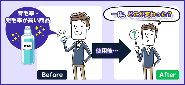 使用をやめたら効果がなくなる