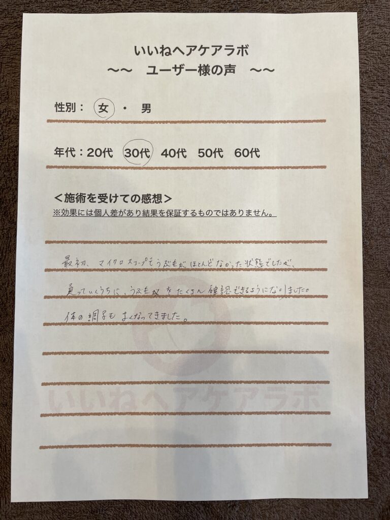 アンケート